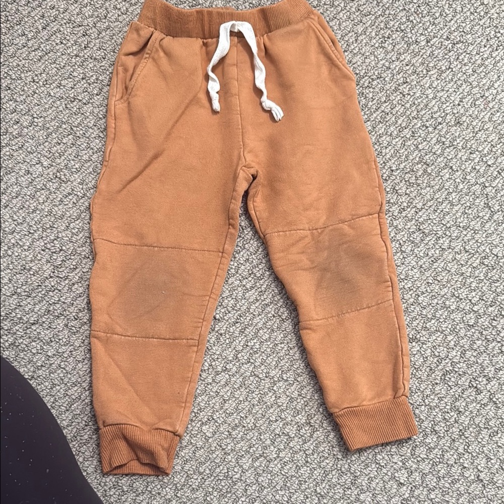 Brown Bamboo Jogger Pants